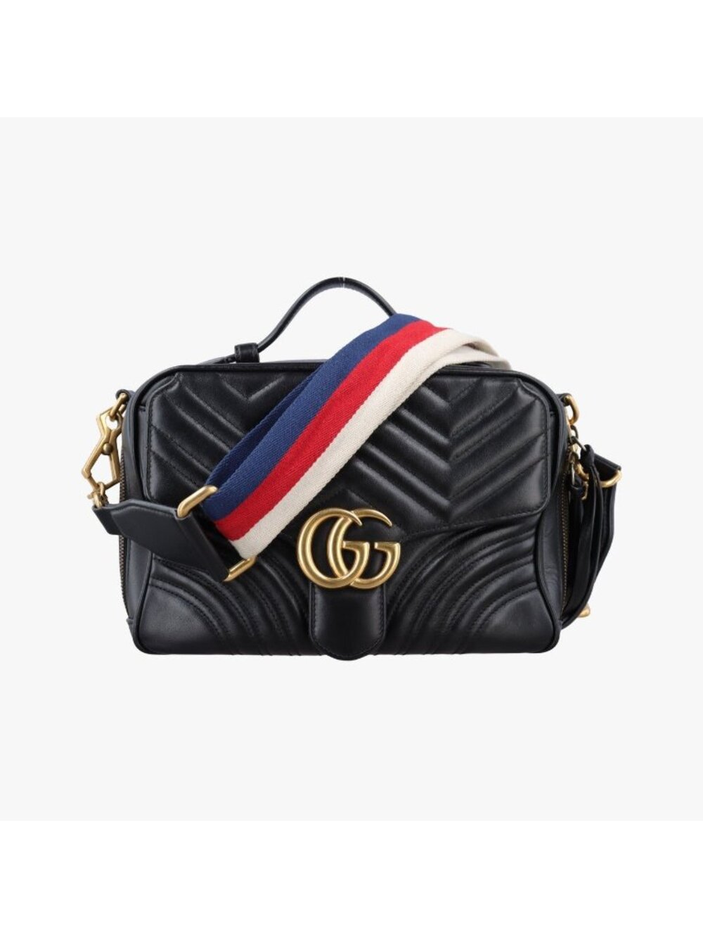 Gucci GG Marmont Black Leather